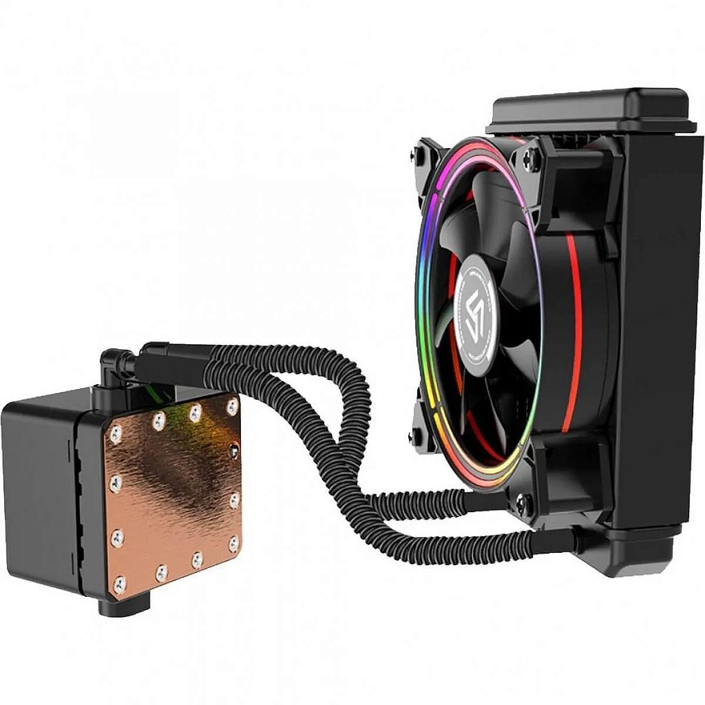 Detalhes de Water Cooler Alseye H120 Black 120mm RGB Intel AMD