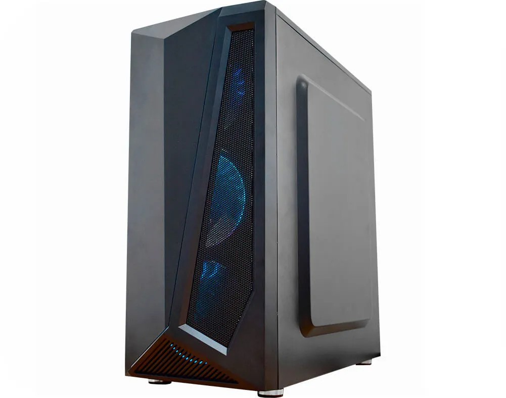 Detalhes de Gabinete K-MEX CG 38TG Hawk C/ Fita Led RGB
