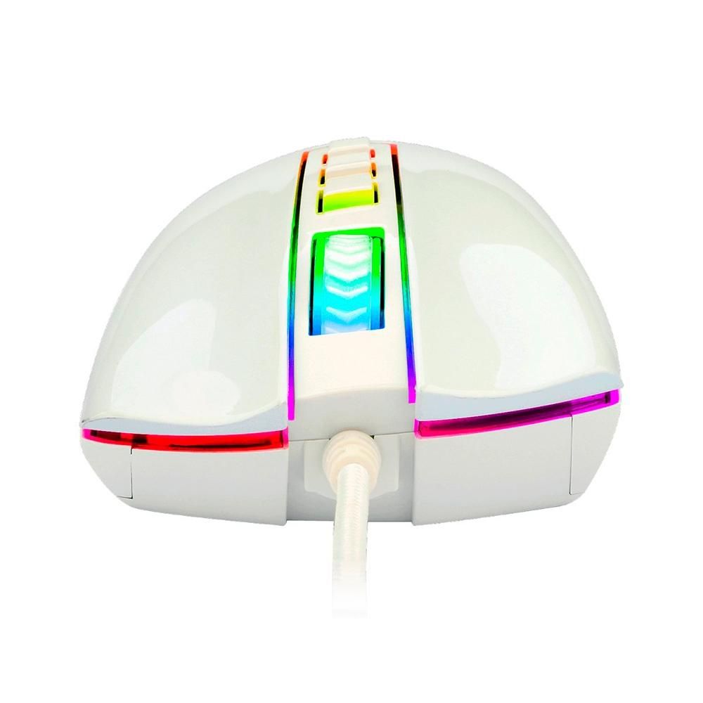Detalhes de Mouse Gamer Redragon 100010DPI Cobra Lunar White M711W