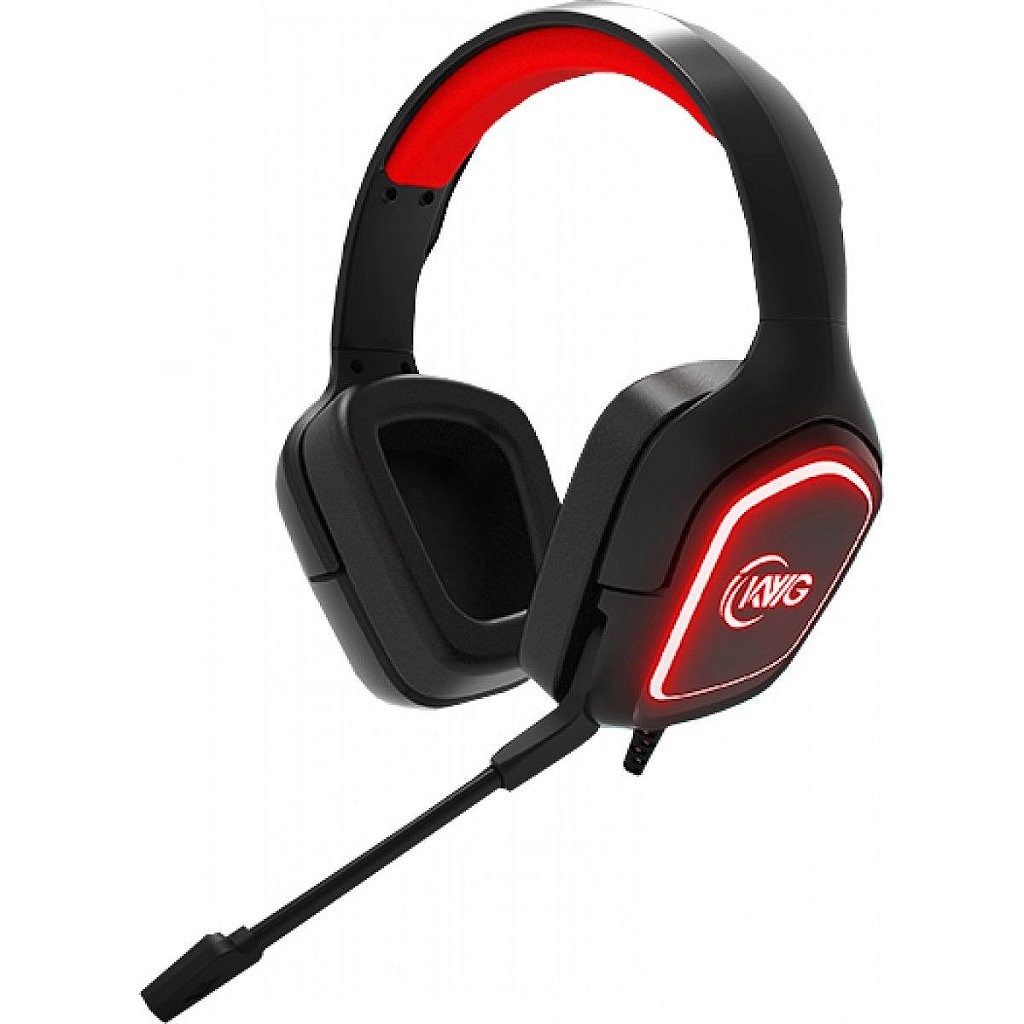 Headset Gamer KWG Taurus E1 Preto RGB 