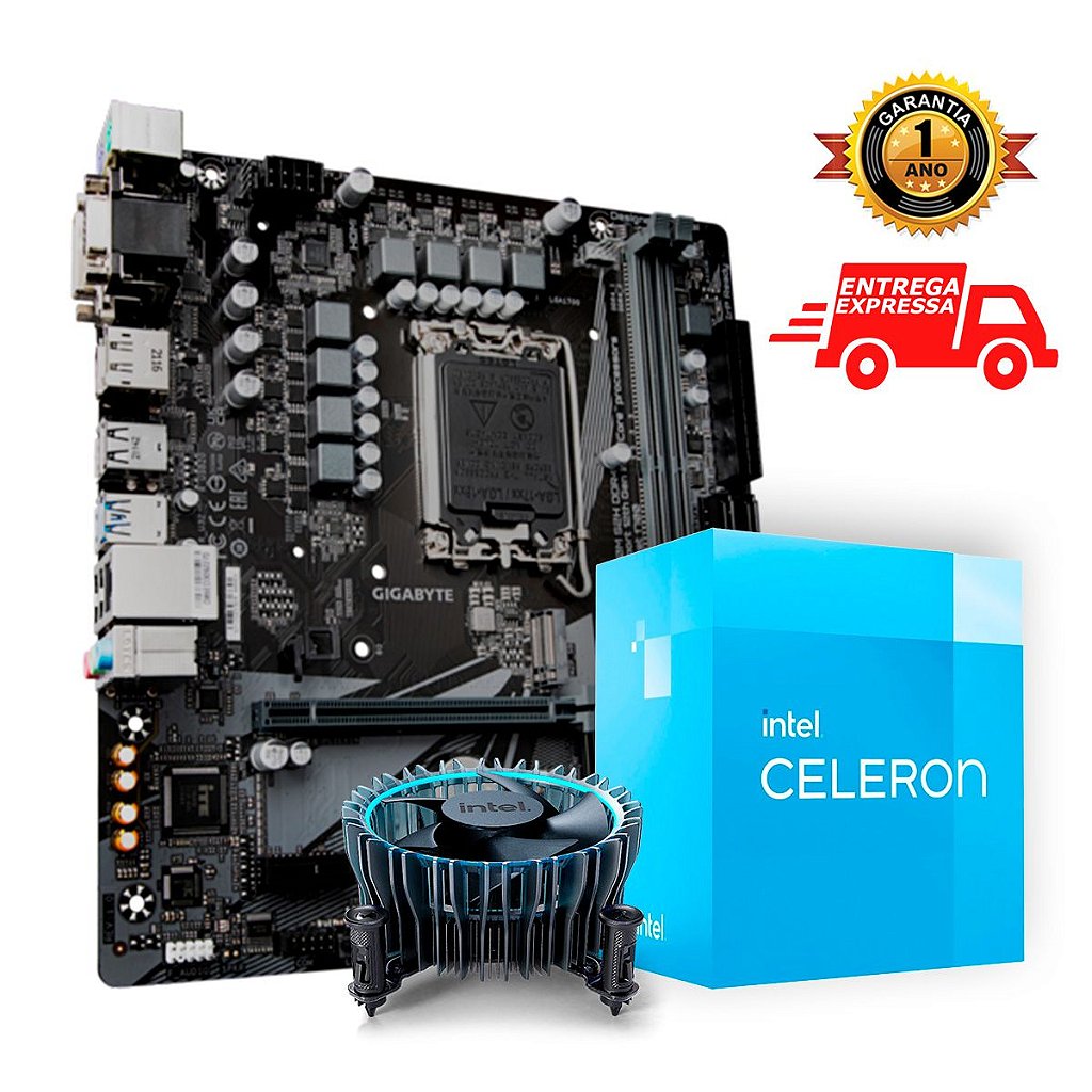 Kit Placa Mãe H610 Hdmi Lga 1700 + Processador Intel G6900