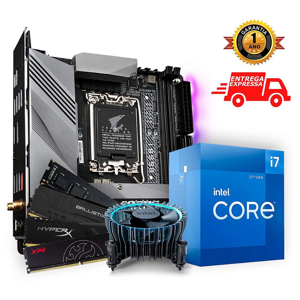Kit Upgrade Gamer B660 ITX Lga1700 + Intel I7 12700 + 32GB 