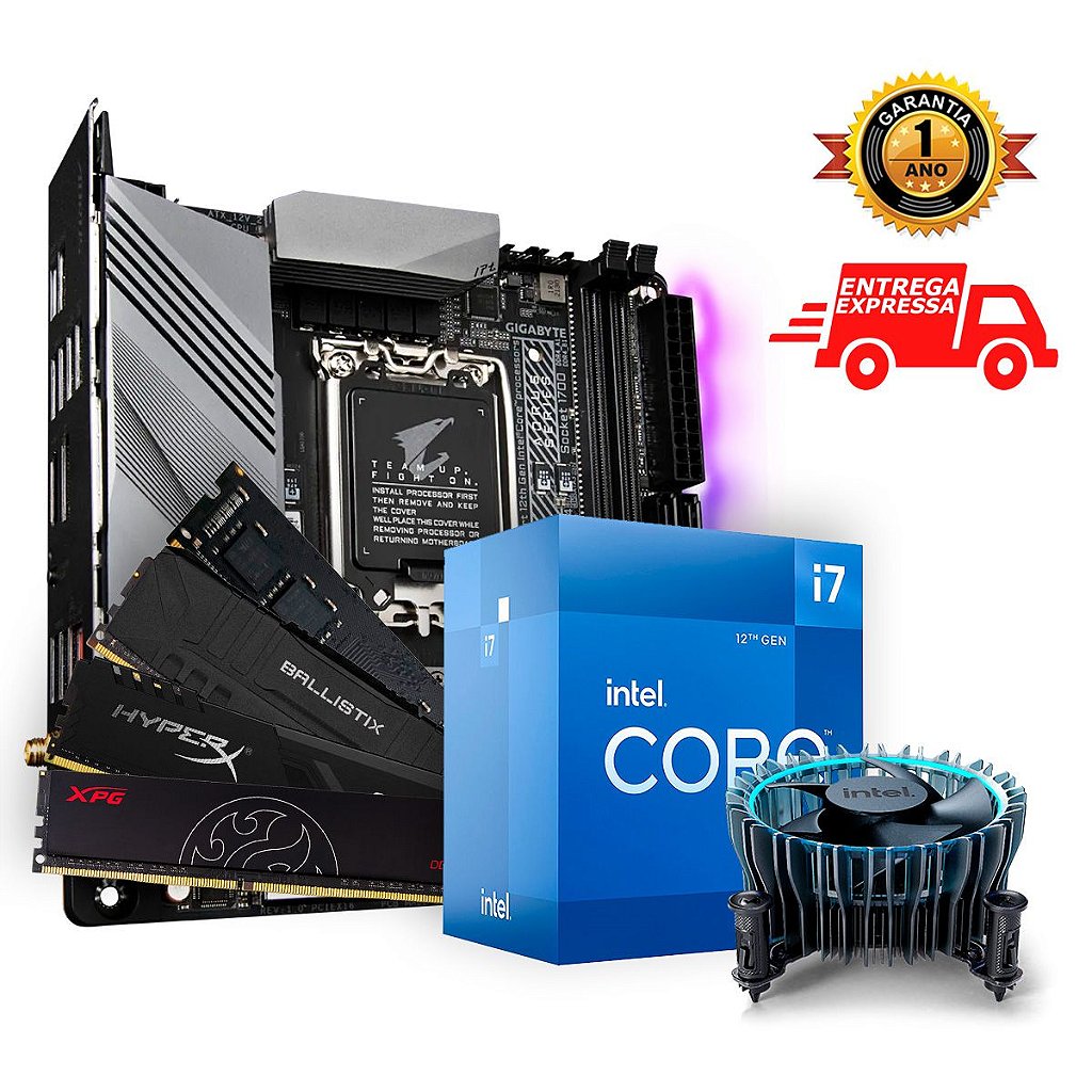 Kit Upgrade Gamer B660 ITX Lga1700 + Intel I7 12700F + 32GB 