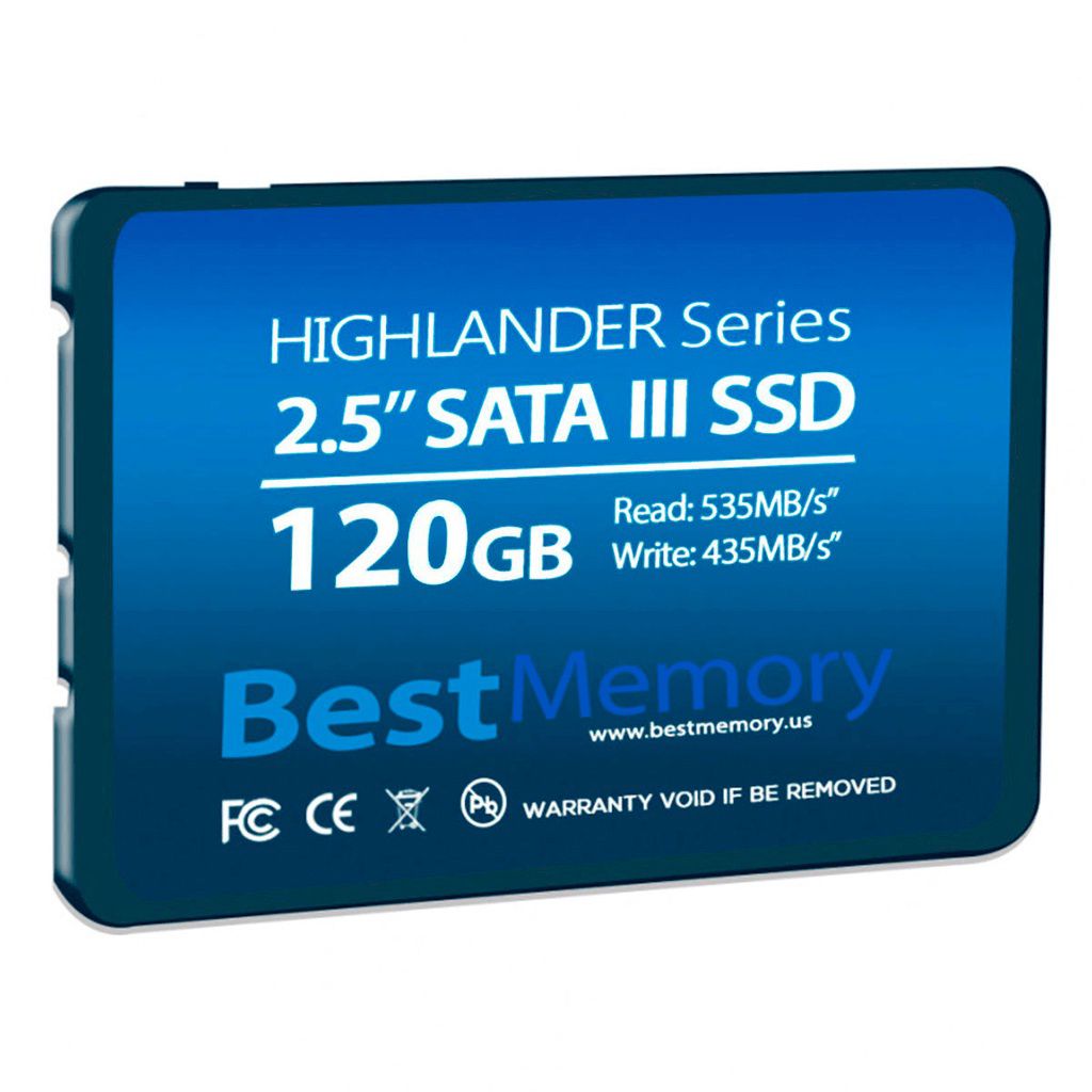Detalhes de SSD Best Memory 120GB 2,5 sata 3 Highlander BT-120G-535