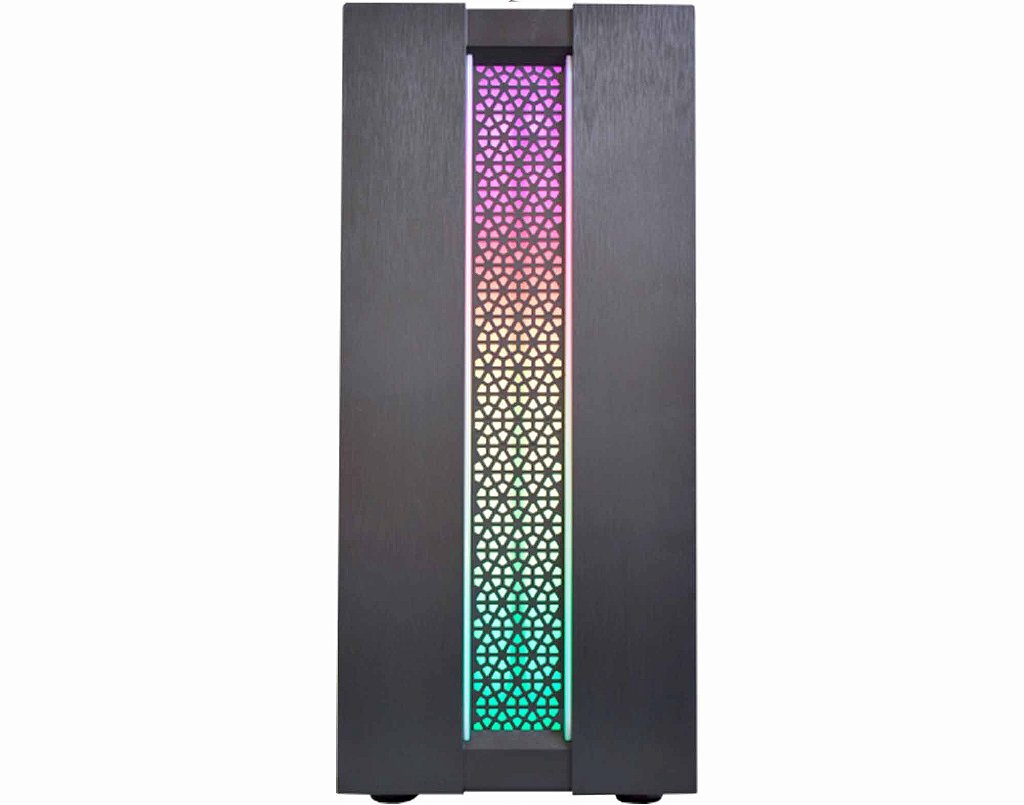 Detalhes de Gabinete K-Mex Gamer Kratos Led RGB USB 2.0 CG-42TP