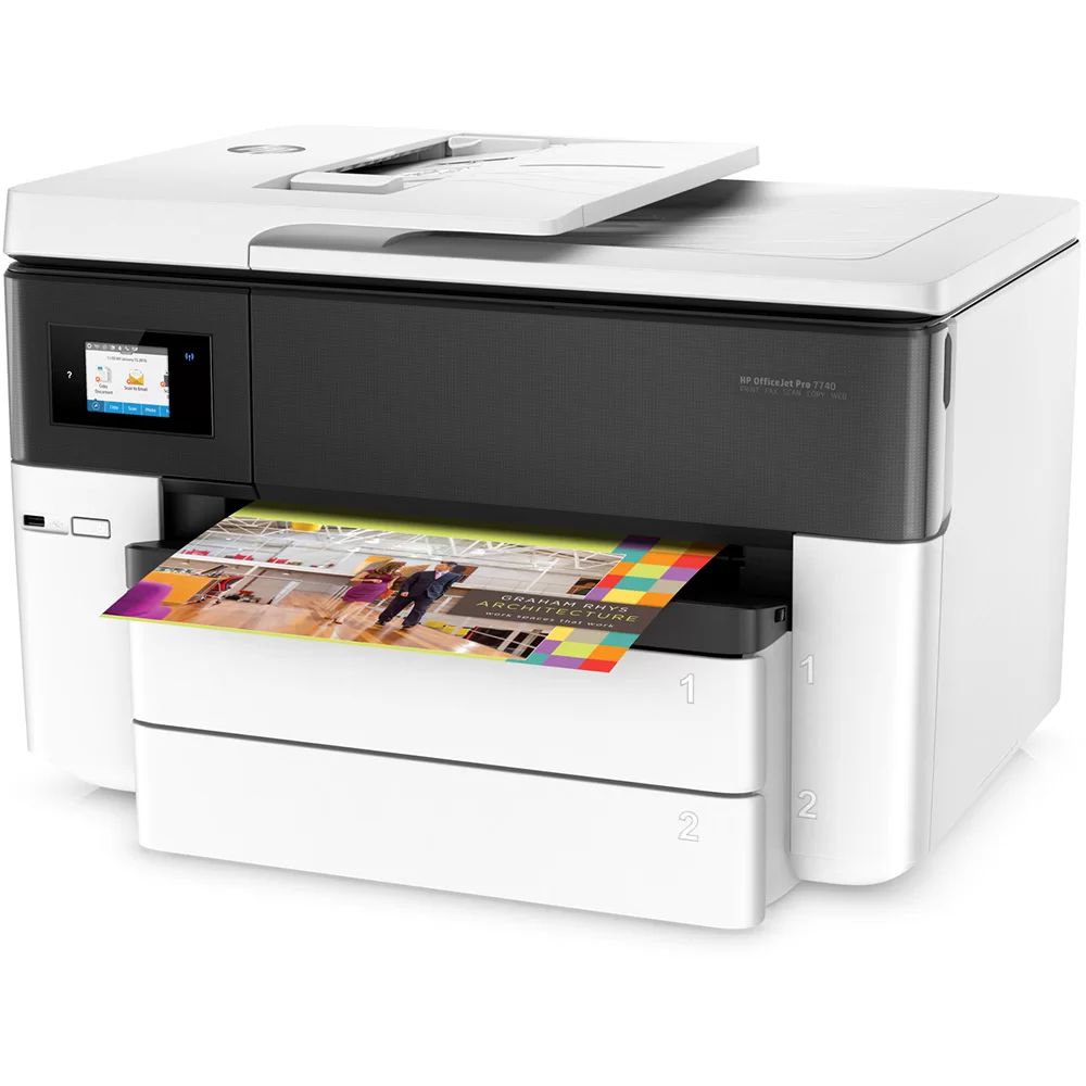 Detalhes de Impressora Multifuncional A3 Officejet Pro 7740 Color Wi-fi