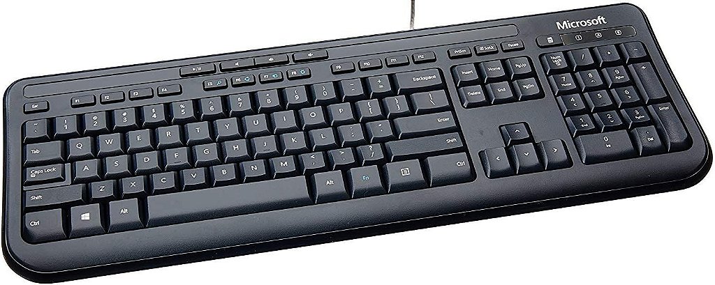 Teclado Microsoft Multimídia Wired 600 ABNT2 - ANB-00005