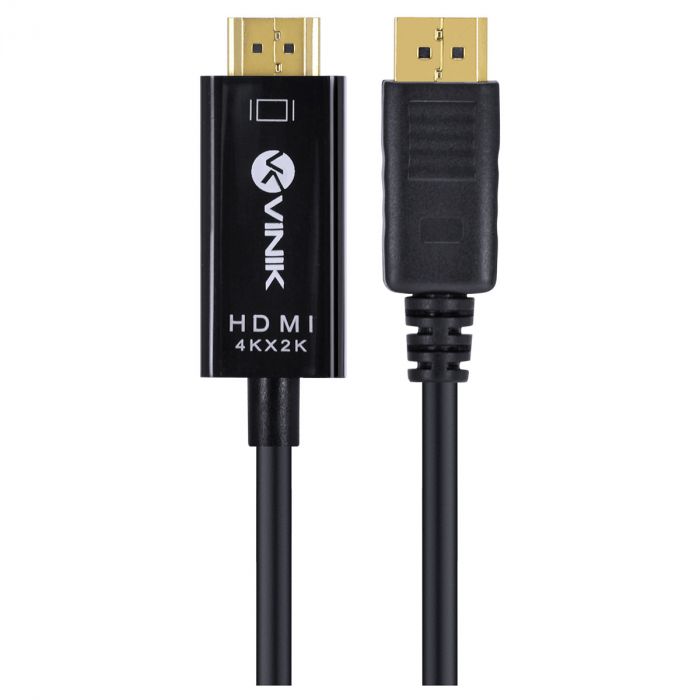 Detalhes de Cabo DisplayPort 1.3 para HDMI 2.0 4K 2Mts Vinik H20DP13-2