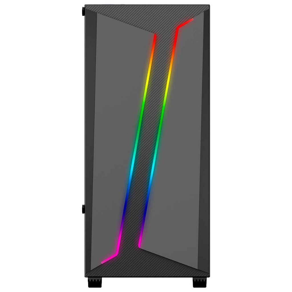Detalhes de Gabinete Gamer Bluecase BG-038 Preto Led RGB USB 3.0
