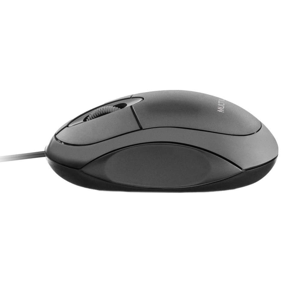 Detalhes de Mouse Multilaser Classic Conexão USB 1200dpi Preto - MO300