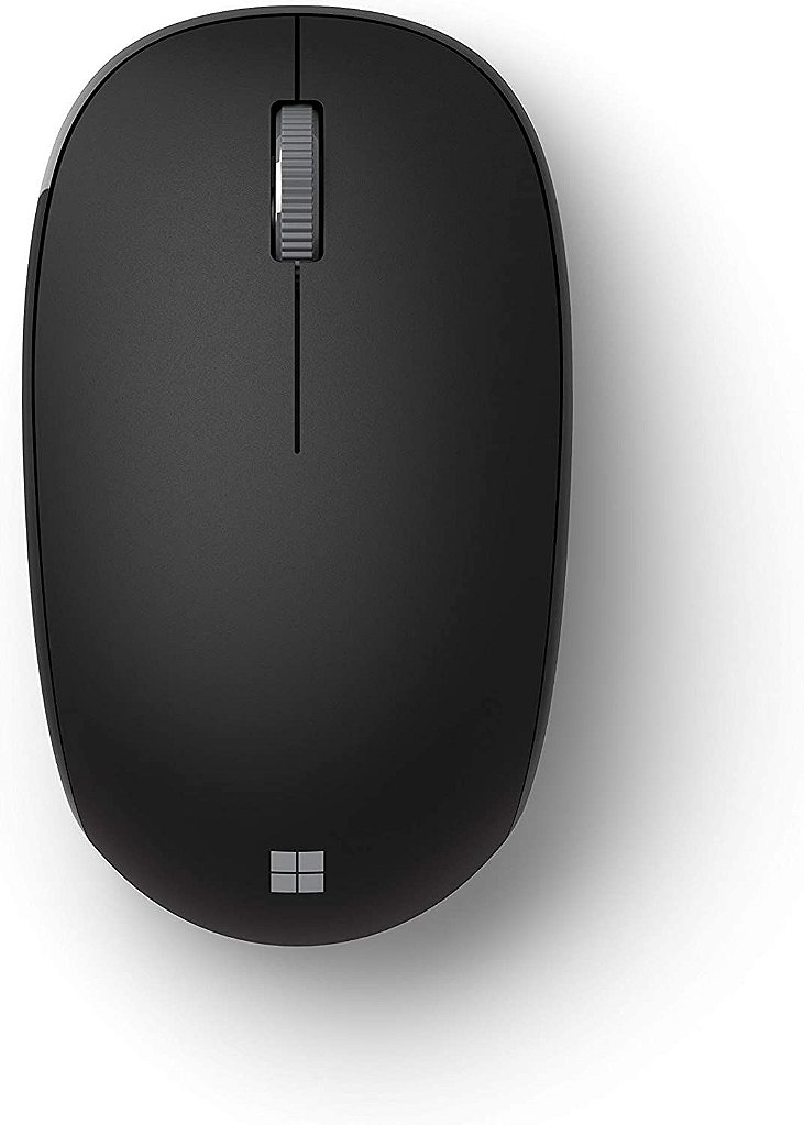 Detalhes de Mouse Office Microsoft S/ Fio Bluetooth Preto Fosco RJN00053