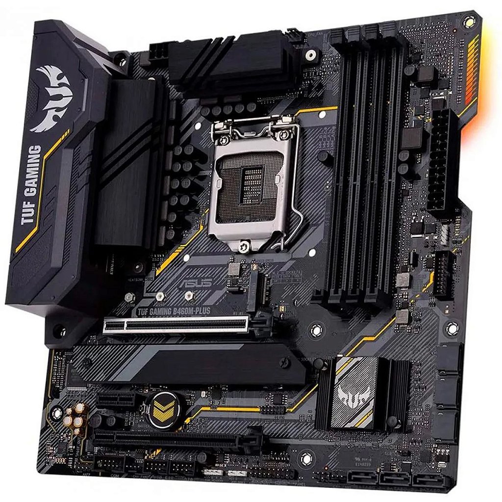 Detalhes de Placa mãe Asus TUF Gaming B460M Plus Chipset B460 Intel LGA 1200 mATX DDR4