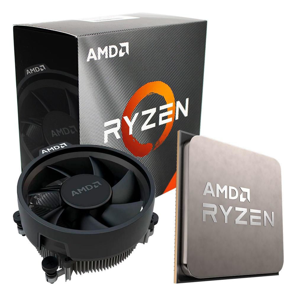 Processador AMD Ryzen 5 4500 6 Núcleos 12 Threads 3.6GHz até 4.1GHz AM4 11MB Cache com Cooler