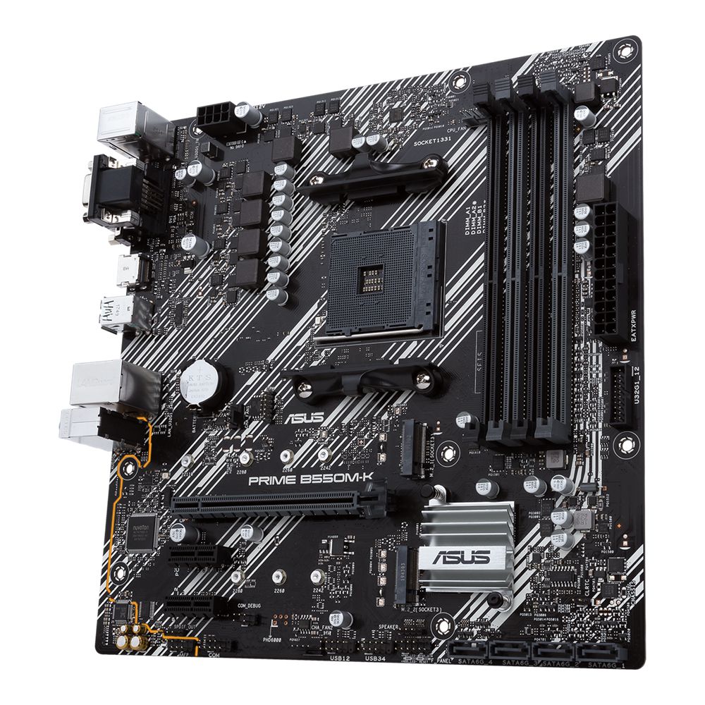 Placa Mãe Asus Prime B550M-K AMD AM4 M.2 HDMI Chipset B550 