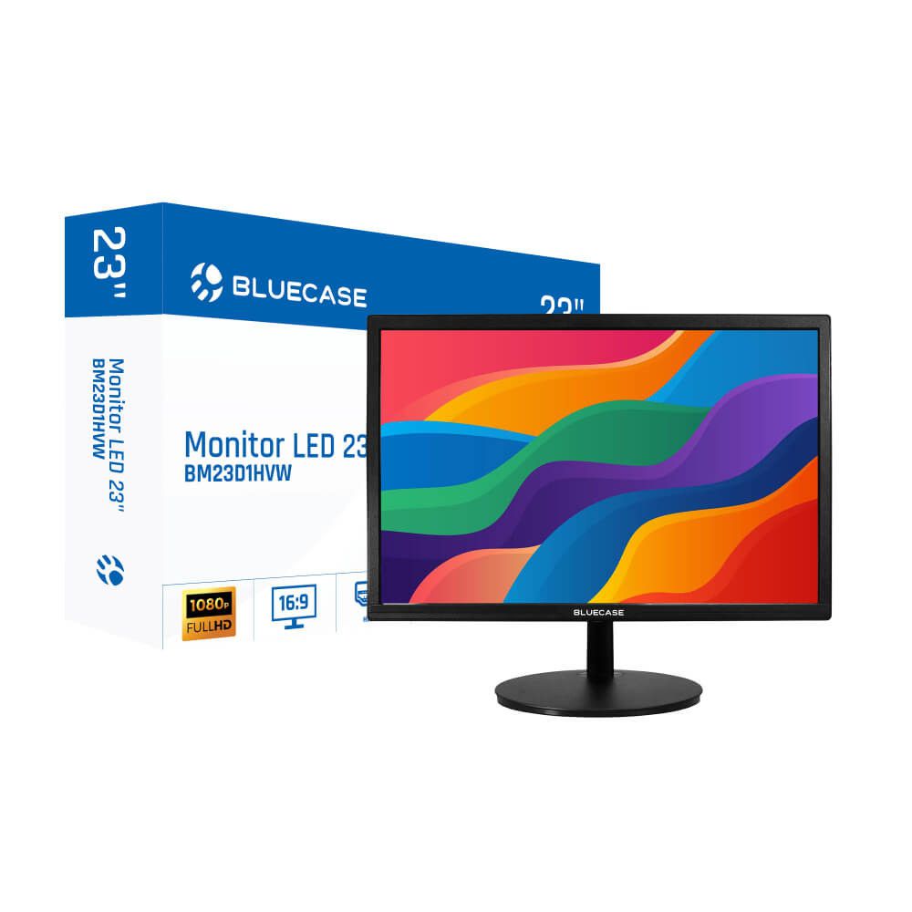 Monitor 23"Full Hd Led Vesa HDMI Preto Bluecase - BM23D1HVW