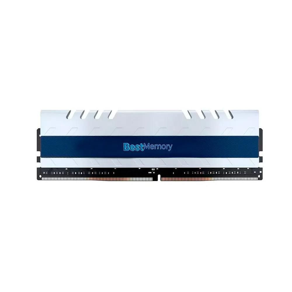 Detalhes de Memória Ram 16GB DDR4 RGB 3200Mhz Best Memory Branca
