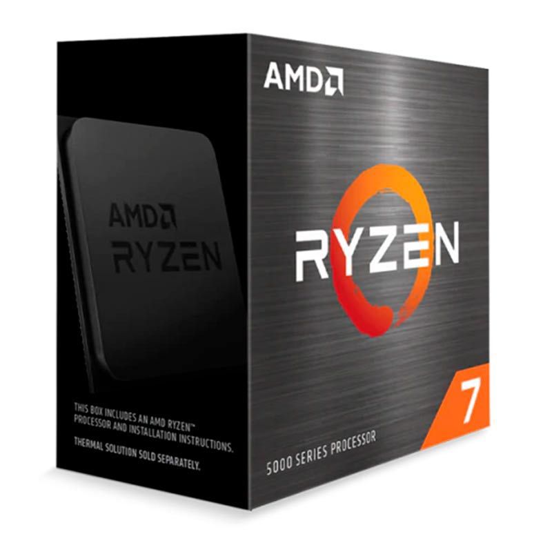 Processador AMD Ryzen 7 5800X 3.8GHz 4.7GHz Turbo AM4 8 Cores 16 Threads Sem Cooler