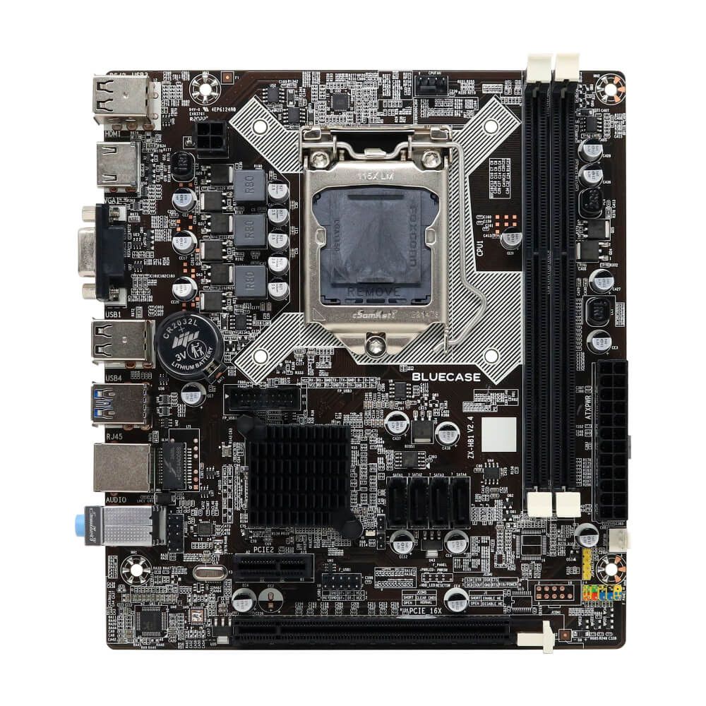 Detalhes de Placa mãe Bluecase BMBH81-D3HGU Intel LGA 1150 DDR3 Rede 1000