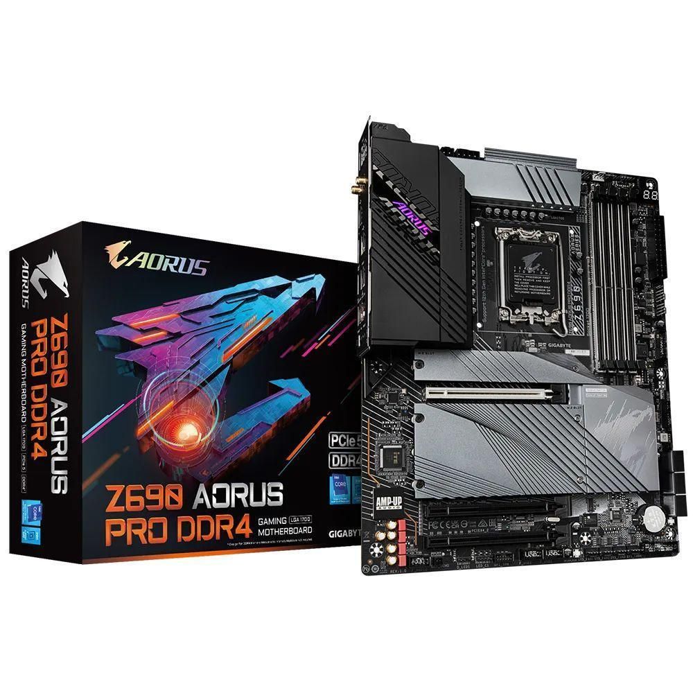 Placa Mãe Gigabyte Intel Z690 Aorus Pro LGA1700 ATX DDR4 
