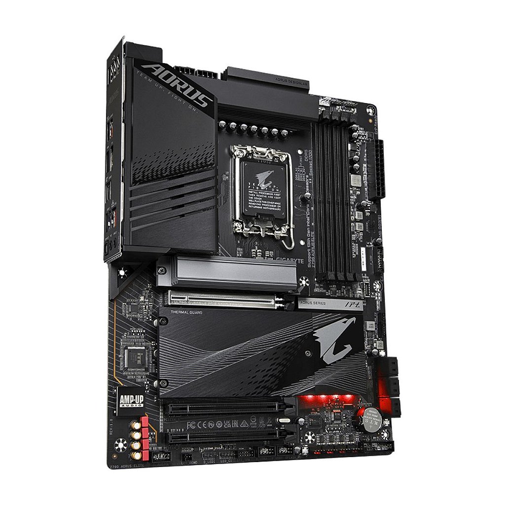 Detalhes de Placa Mãe Gigabyte Z790 Aorus Elite Intel LGA 1700 ATX DDR5