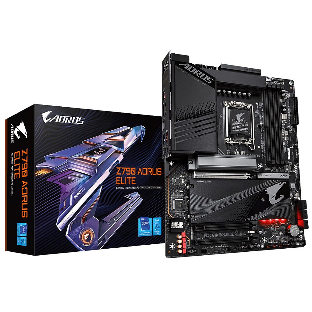 Placa Mãe Gigabyte Z790 Aorus Elite Intel LGA 1700 ATX DDR5