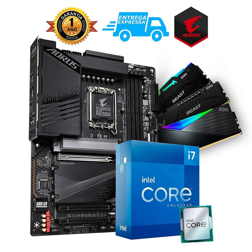 Kit Gamer I7 13700kf + Placa mãe Z790 + 16GB DDR5 5200MHz