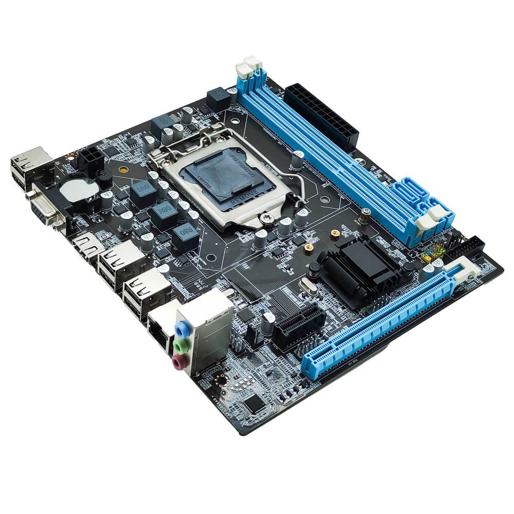 Detalhes de Placa mãe Bluecase BMBH61-G2H DDR3 LGA 1155 HDMI H61 mATX