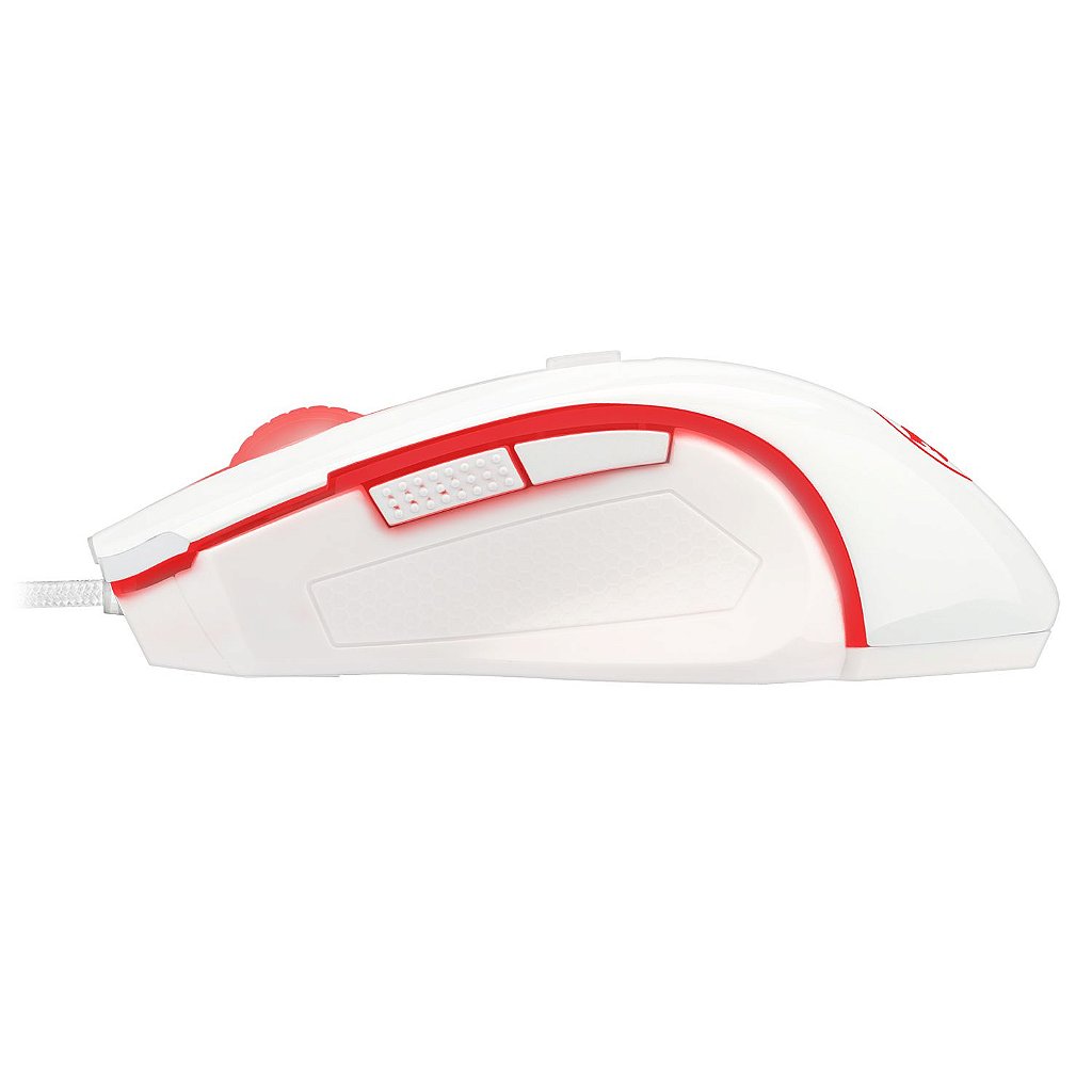Detalhes de Mouse Gamer Redragon Nothosaur LunarWhite Led Multicor M606W