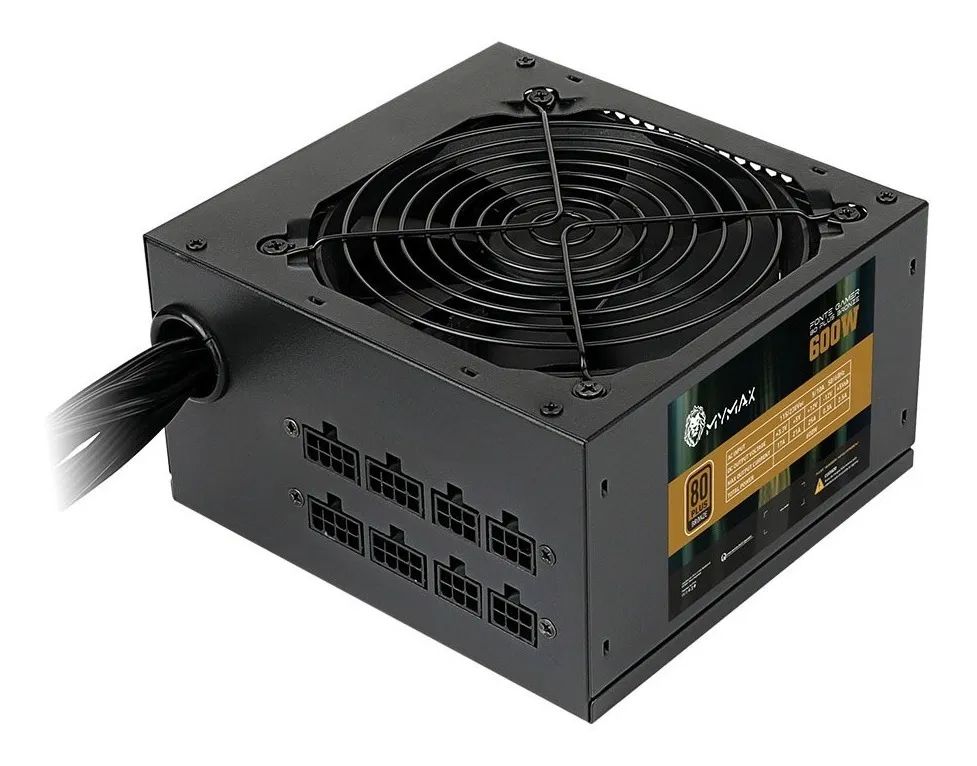 Detalhes de Fonte Mymax ATX 600W Semi Modular 80 Plus Bronze MPSU/FP650W
