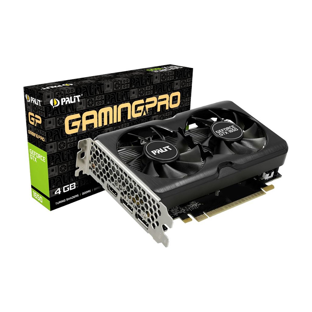 Detalhes de Placa de Vídeo Palit GeForce GTX 1650 GP 4GB GDDR6 128Bit