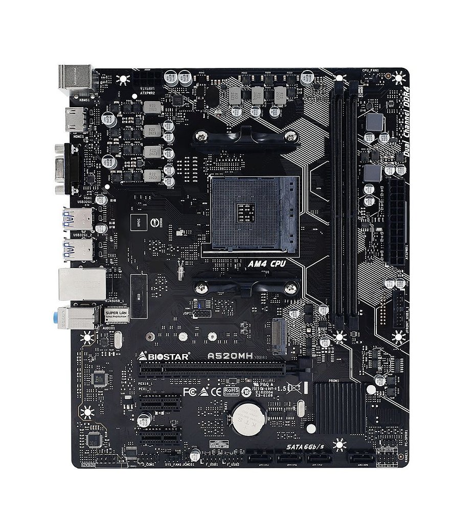 Detalhes de Kit Upgrade Gamer A520 A520M AM4 + CPU AMD Ryzen 5 4600G