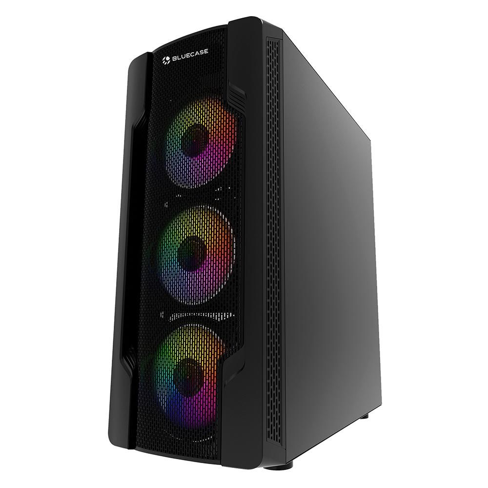 Detalhes de Gabinete Gamer MidTower BG-031 Mesh Preto USB 3.0 Vidro S/ Fonte