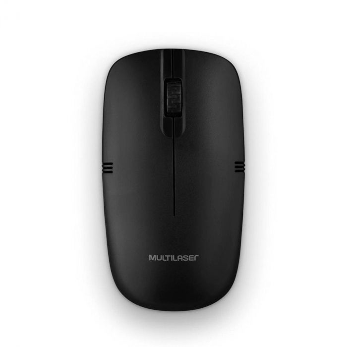 Mouse Sem Fio Lite 2.4Ghz 1200Dpi Preto Multilaser - MO285
