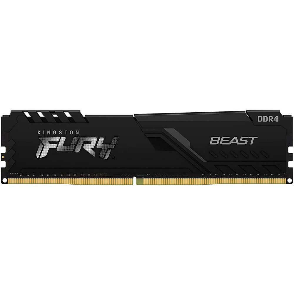 Detalhes de Memória Ram Fury Beast 8gb 3200Mhz Preto Kingston - KF432C16BB/8