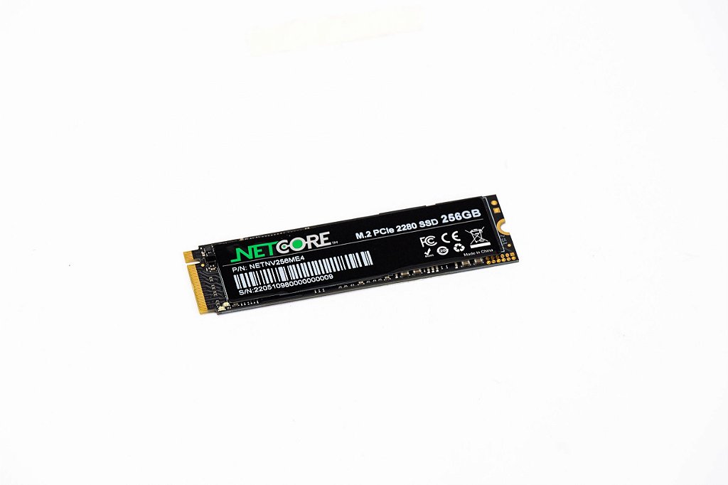 SSDM.2 Nvme 2280 256GB Pci-e 1900MB/s - NetCore NETNV256ME4
