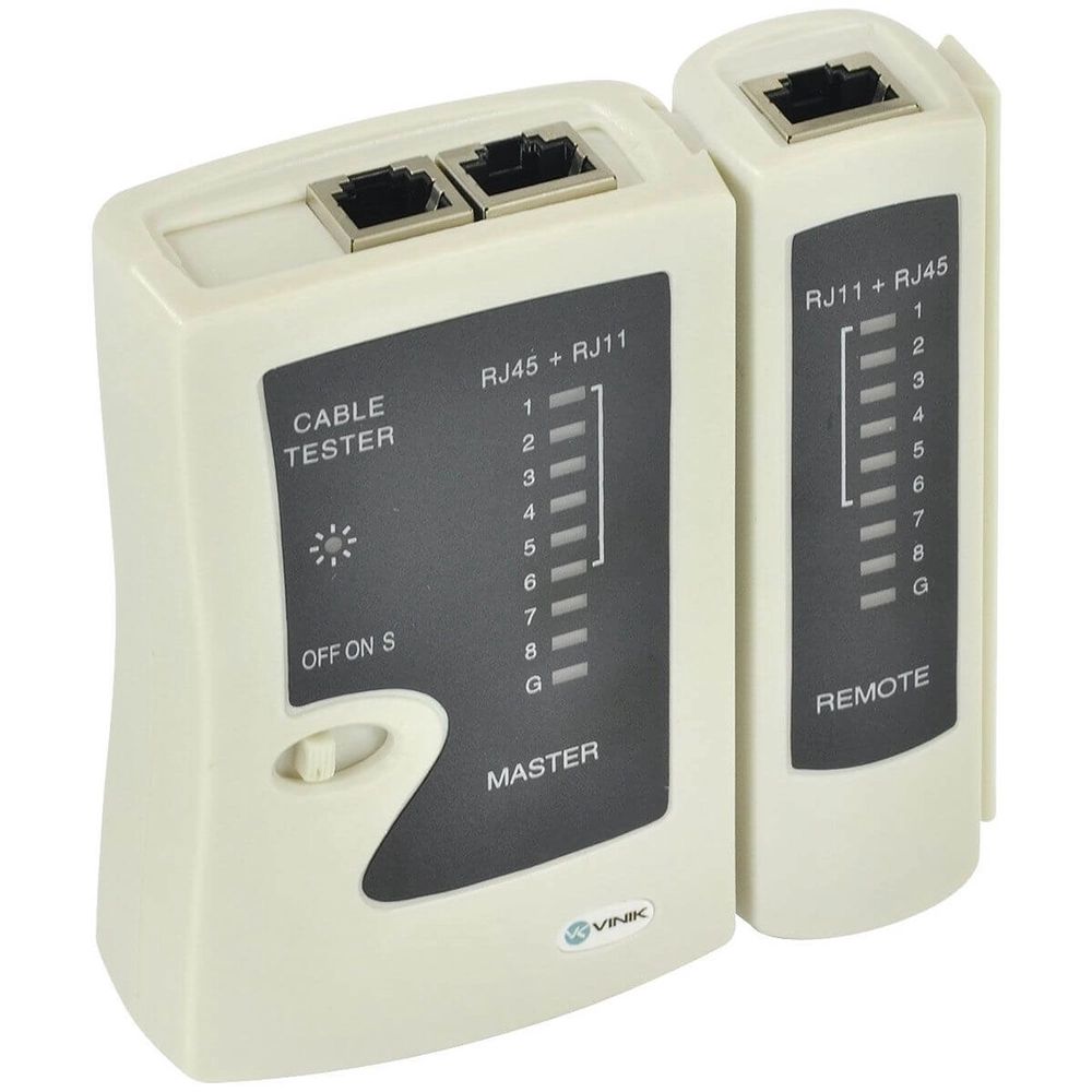 Detalhes de Testador de Cabo de Rede RJ45 Vinik automático - TCR-10
