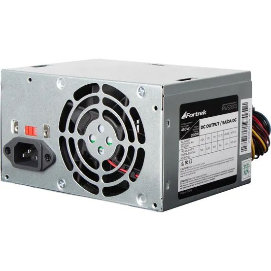 Fonte ATX Fortrek 200W rms s/ Cabo - PWS-2003