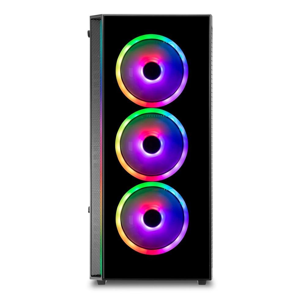 Detalhes de Gabinete Gamer Redragon Grapple Preto MidTower USB 3.0 GC607BK