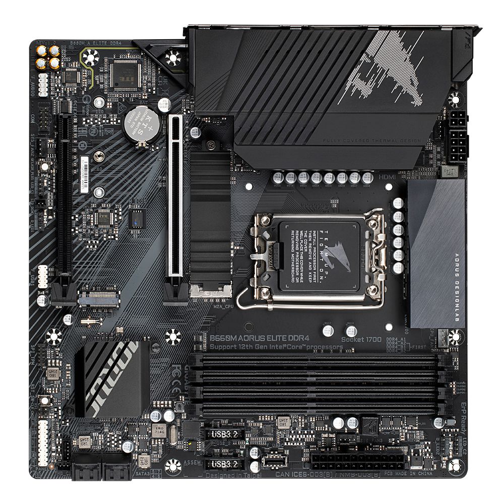 Detalhes de Placa mãe Gigabyte B660M Aorus Elite DDR4 mATX Intel LGA1700