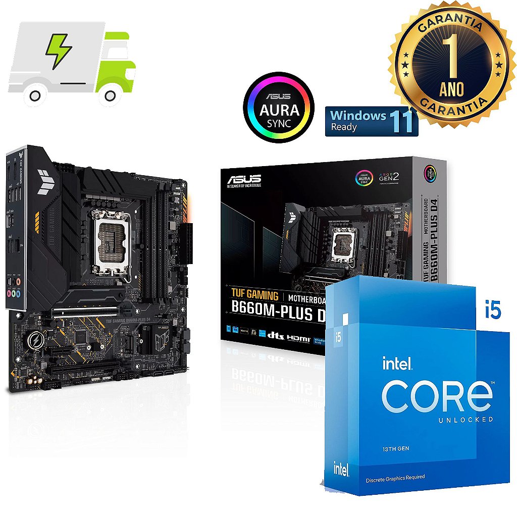 Kit Upgrade Asus TUF Gaming B660M-PLUS Intel Core i5 13600K