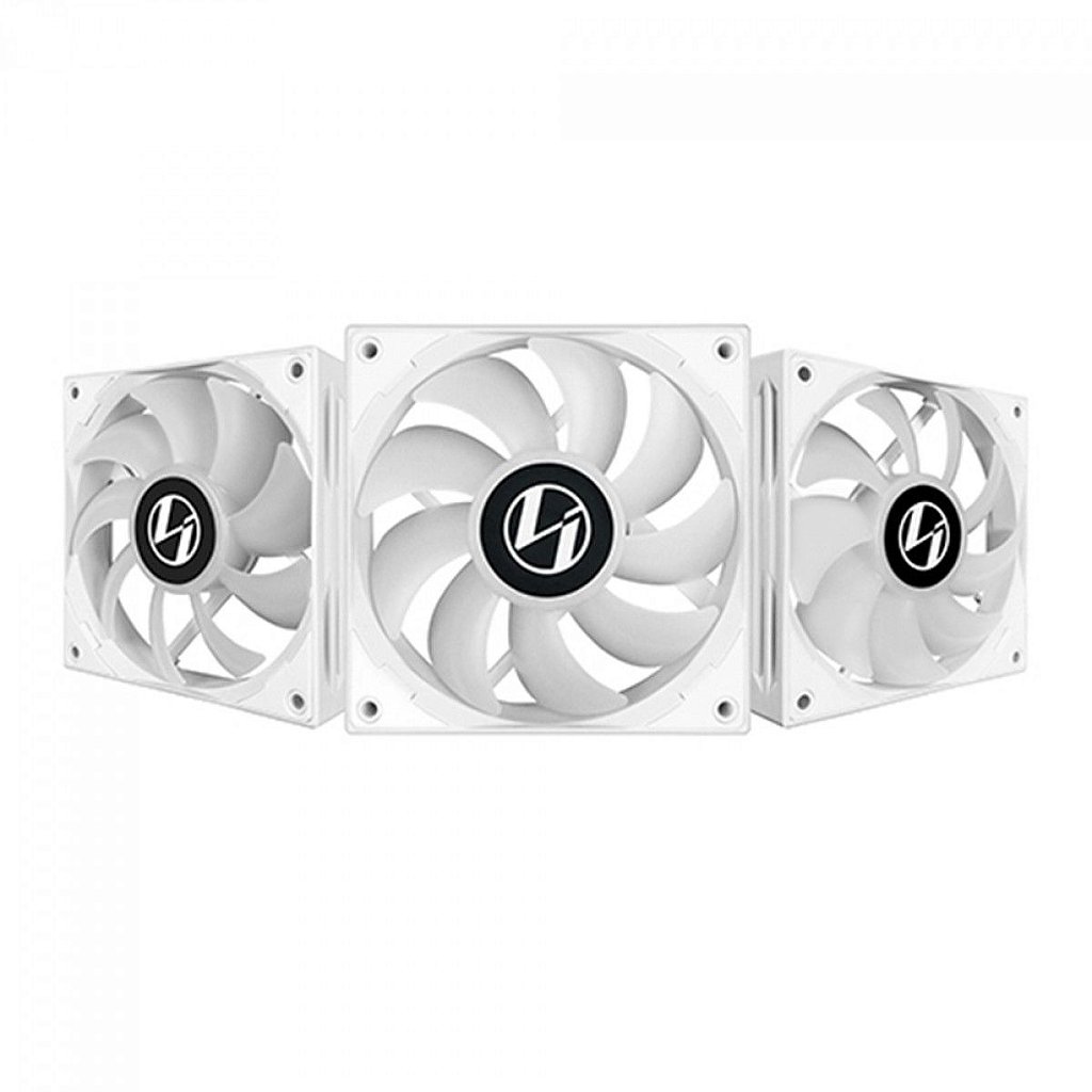 Detalhes de Kit Fan c/ 3 Unidades Lian Li ST120 ARGB White 120mm ST120-3W