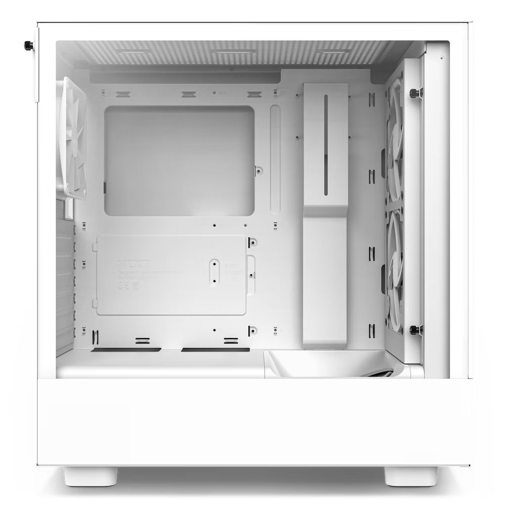 Detalhes de Gabinete Gamer NZXT H5 Flow Branco MidTower c/ 2 Fans USB 3.0