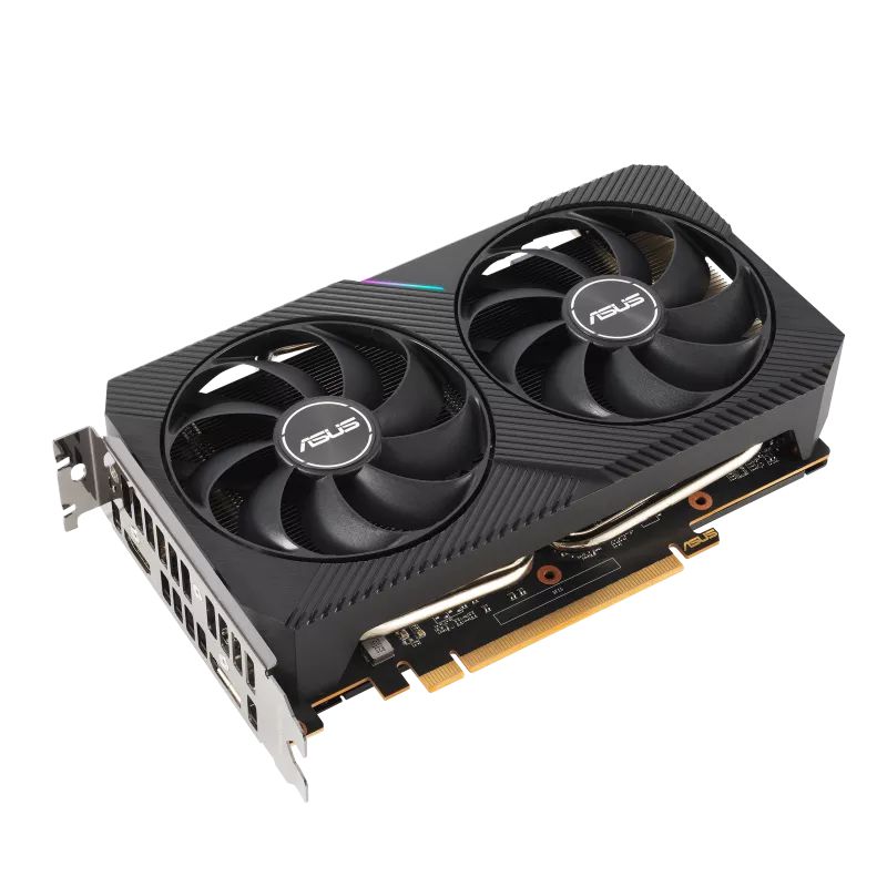 Detalhes de Placa de Vídeo ASUS Radeon RX 6500 XT Dual OC 4GB GDDR6 - DUAL-RX6500XT-O4G