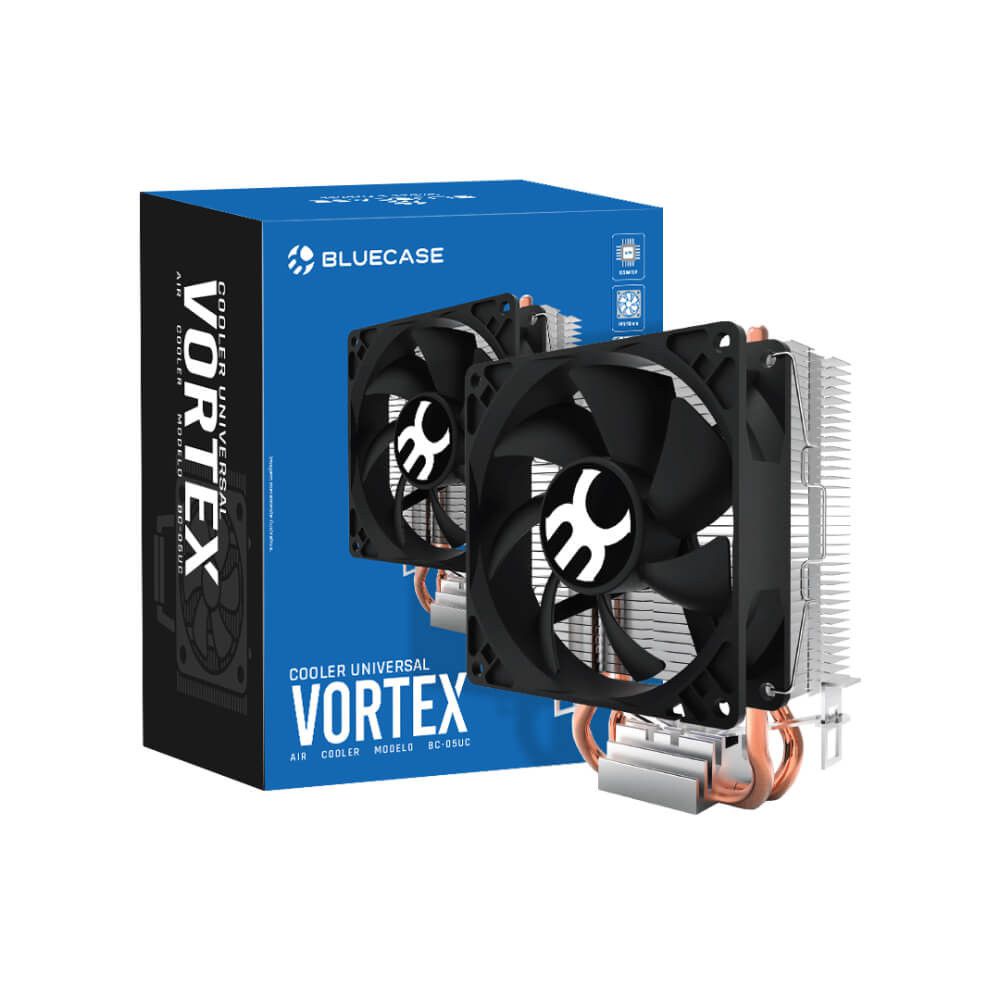 AirCooler Universal Vortex Intel e Amd Bluecase - BC-05UC