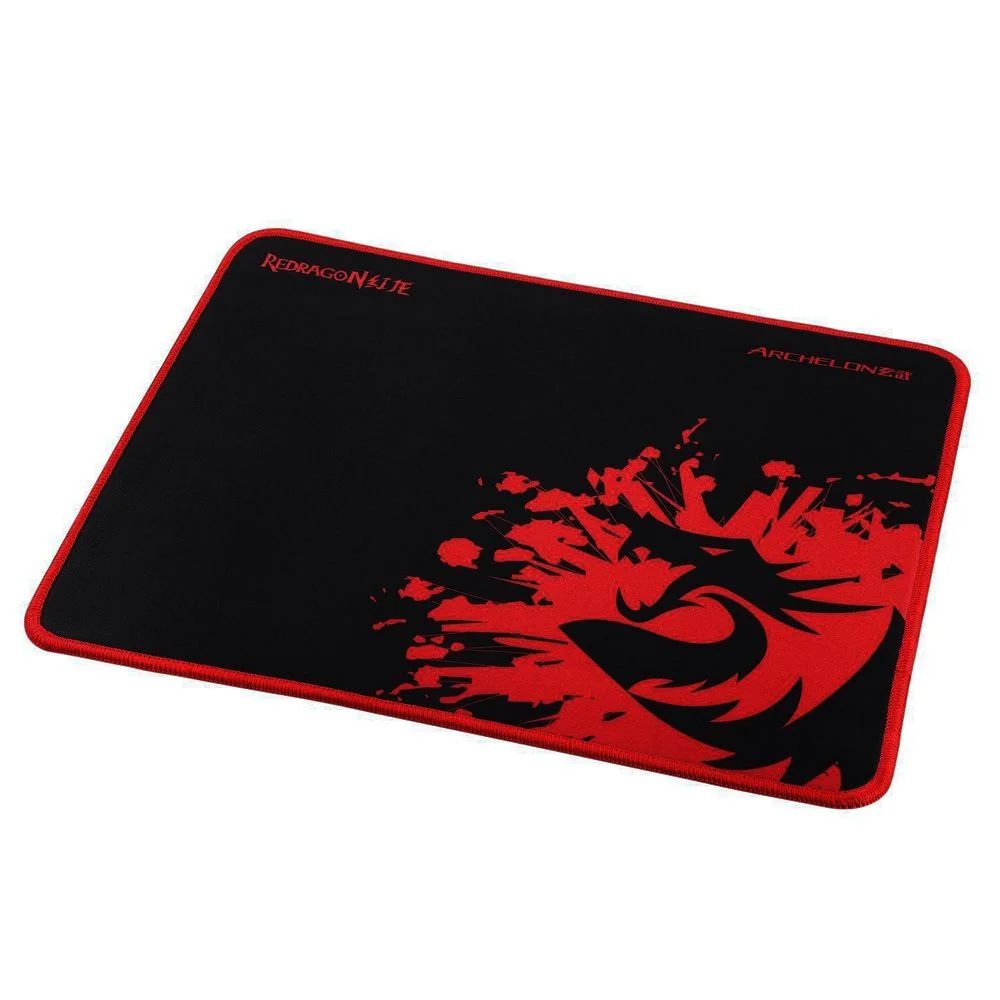 Mouse Pad Gamer Redragon Archelon Médio Preto 330x260 - P001