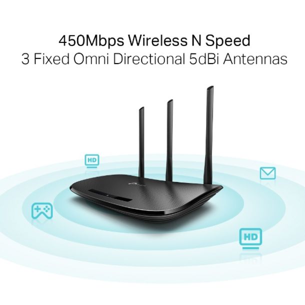Detalhes de Roteador TP-Link 450 Mbps 3 antenas TL-WR940N 6.0