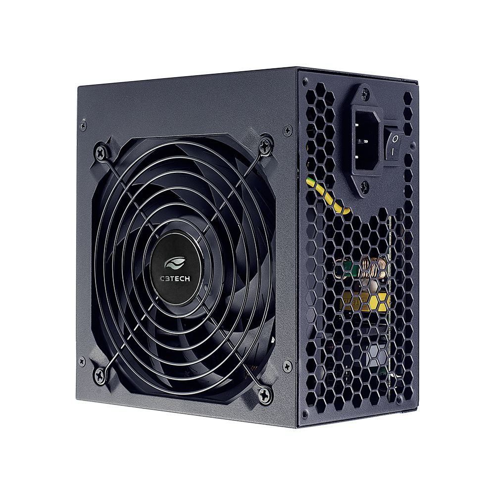 Detalhes de Fonte Gamer atx 600W PS-G600M 80+ White C3 Tech