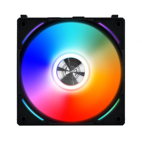 Detalhes de Kit Lian Li Uni Fan c/ 3 Unidades RGB Black 120mm AL120-3B