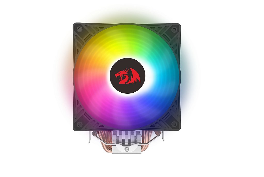 Detalhes de AirCooler para Processador Led RGB Redragon Agent CC-2011