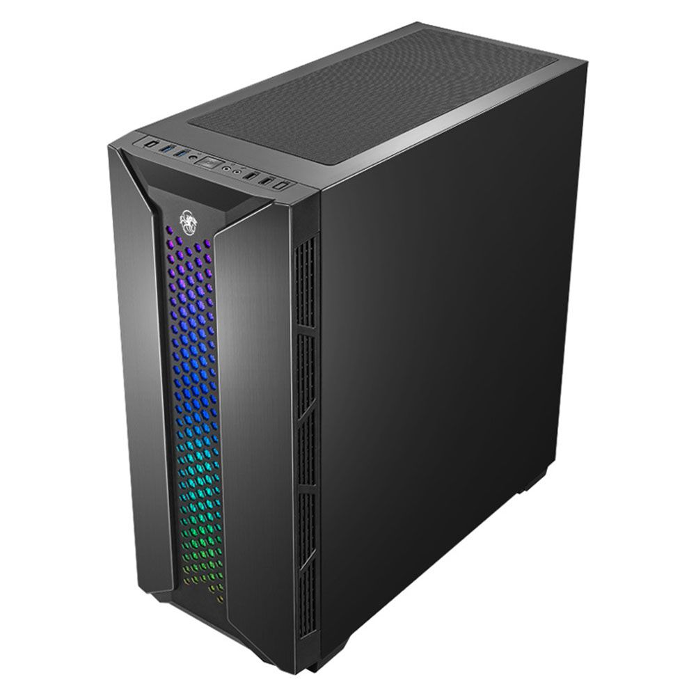 Detalhes de Gabinete Gamer Thalatha Aluminio ARGB Preto DCA-SM-THALA5/WH
